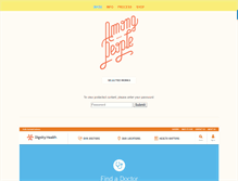 Tablet Screenshot of amongmadpeople.com